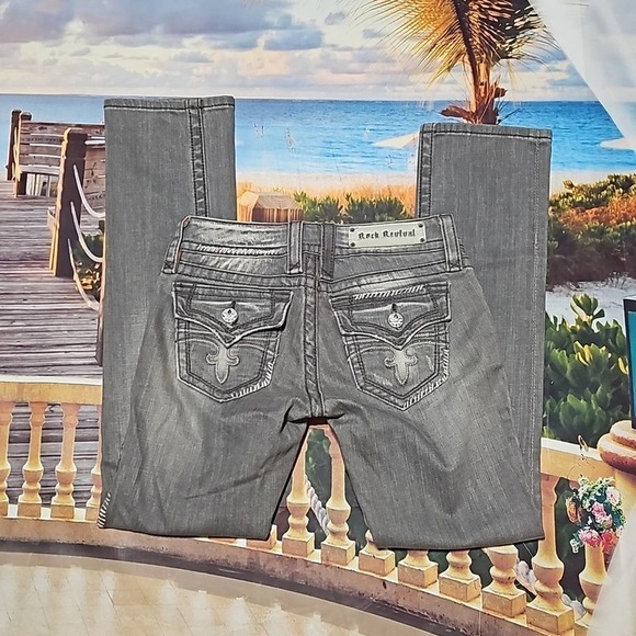 Rock Revival Straight Jeans Size 26 - Picture 6 of 7